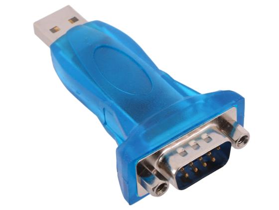 Переходник USB AM - RS232 DB9M крепеж разъема гайки ORIENT UAS-012