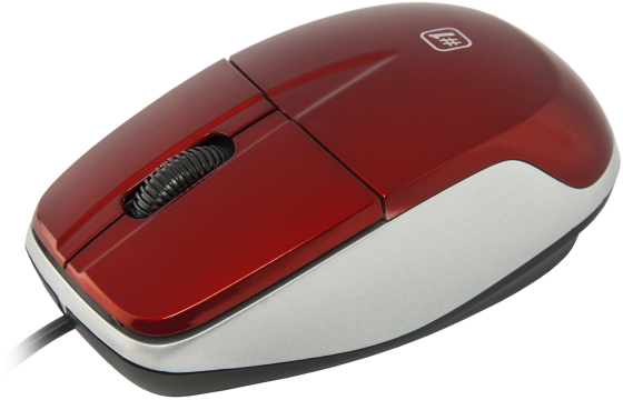 Мышь проводная Defender MS-940 красный USB 585544