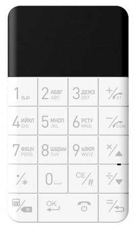 Мобильный телефон Elari CardPhone белый 1.1"