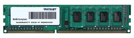Оперативная память 8Gb PC3-12800 1600MHz DDR3 DIMM Patriot PSD38G1600L2