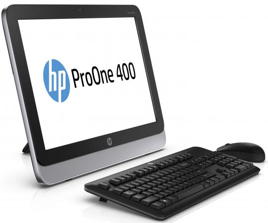 Моноблок 19.5" HP ProOne 400 AIO 1600 x 900 Intel Celeron-G1840T 4Gb 500Gb Intel HD Graphics 64 Мб Windows 7 Professional + Windows 8.1 Professional черный N0Q73EC