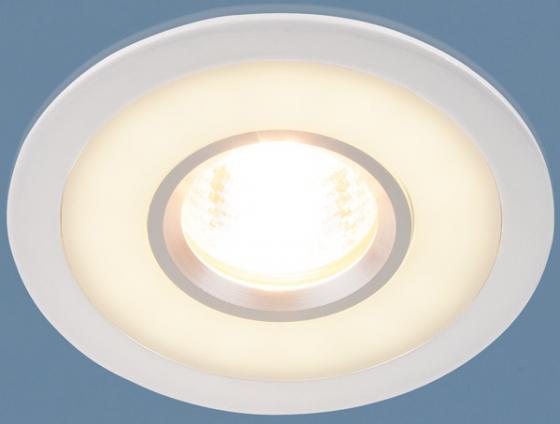 Встраиваемый светильник с двойной подсветкой Elektrostandard 1052 MR16 WH белый 4690389061660