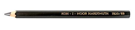 Карандаш чернографитный Koh-i-Noor Jumbo 1820 8B деревянный лакированный корпус 1820 8B