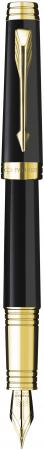 Перьевая ручка Parker Premier Lacque F560 Black GT черный позолоченные детали, перо F S0887810 PARKER-S0887810