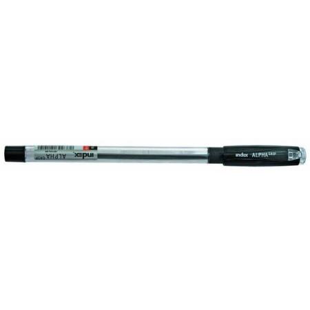 Шариковая ручка Index ALPHA GRIP черный 0.7 мм IBP306/BK