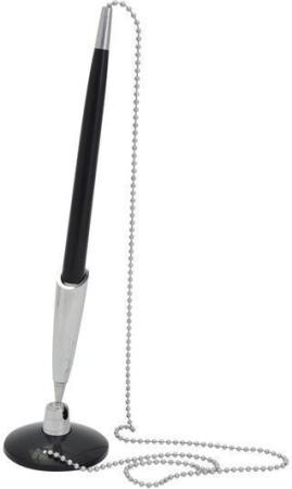 Шариковая ручка Index ITP702/BK синий 0.5 мм с подставкой