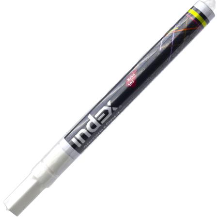 Маркер перманентный Index IPM101/WH 2 мм универсальный IMP101/BK