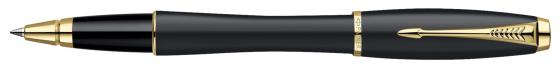 Ручка-роллер Parker Urban Muted Black GT черный S0850450 позолоченные детали