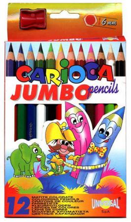 Набор цветных карандашей Universal Carioca Jumbo 12 шт 41406/12