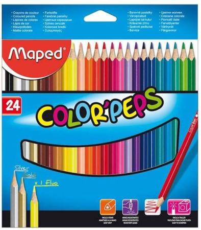 Набор цветных карандашей Maped Color Peps 24 шт 17.5 см 183224