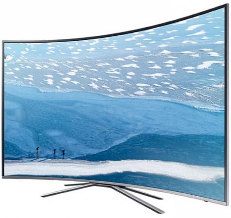 Телевизор LED 49" Samsung UE49KU6500UXRU серебристый 3840x2160 1600 Гц Wi-Fi Smart TV