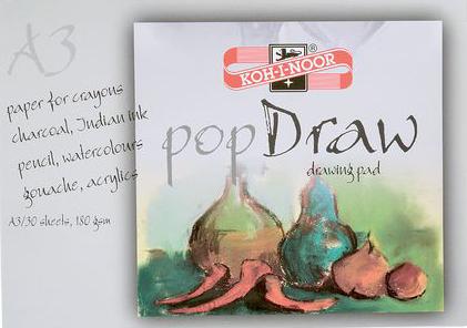Папка для рисования Koh-i-Noor POP DRAW A3 30 листов 9920004 9920004