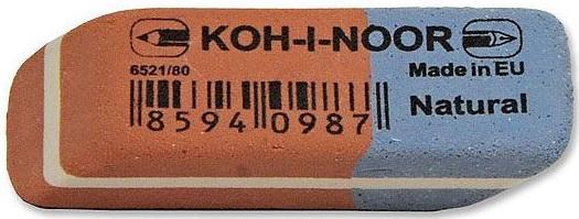 Ластик Koh-i-Noor BLUE STAR 1 шт прямоугольный 6521/80-84