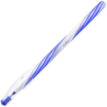 Шариковая ручка Index ColourPlay синий 0.6 мм ICBP607/BU одноразовая