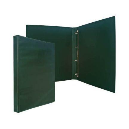 Папка-файл на 4 кольцах, зеленая, PVC, 25 мм, диаметр 16мм 08-2720-2/ЗЕЛ