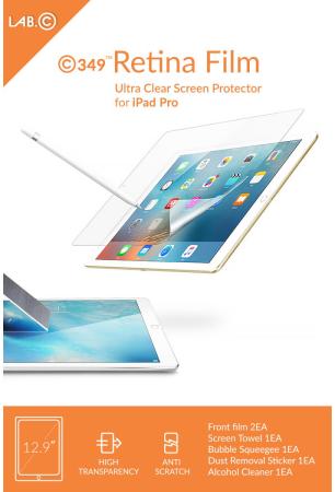 Защитная плёнка прозрачная LAB.C Retina Film для iPad Pro 12.9 LABC-349