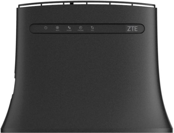 Беспроводной маршрутизатор ZTE MF283 802.11n 300Mbps 2.4 ГГц 4xLAN черный
