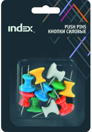 Кнопки силовые Index IJP2026 10 шт 26 мм разноцветный