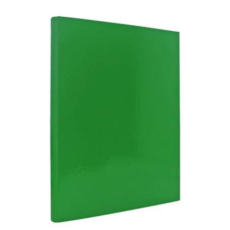 Папка с прижимным механизмом ламинированная, зеленая IND PR ЗЕЛ