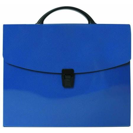 Папка-портфель без отделений, А4, синяя IEF15/BU