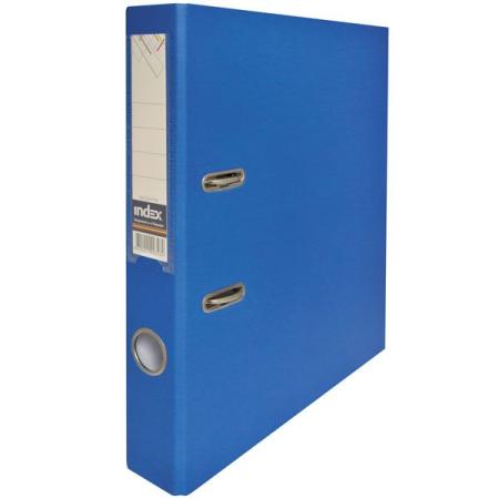Папка-регистратор с покрытием PVC, 50 мм, А4, синяя IND 5/50 PP BU