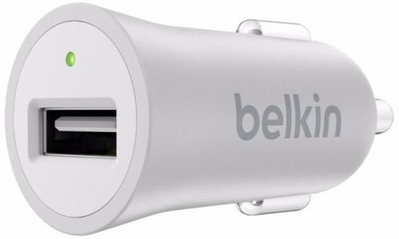 Автомобильное зарядное устройство Belkin F8M730btSLV 2.4А USB серебристый