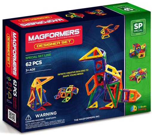 Магнитный конструктор Magformers Дизайнер сет 62 элемента 63081/703002
