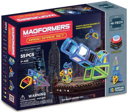 Магнитный конструктор Magformers Magic Space 55 элементов 63140/709005