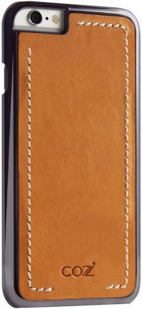 Чехол Cozistyle Leather Chrome Case для iPhone 6s черно-коричневый CLCC61820