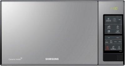 Микроволновая печь Samsung ME83XR 850 Вт чёрный серый Зеркальная передняя панель