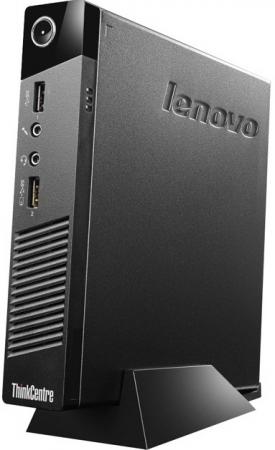 Компьютер Lenovo ThinkCentre M600 Tiny Intel Celeron-N3050 4Gb 500Gb Intel HD Graphics DOS черный 10G9S00A00