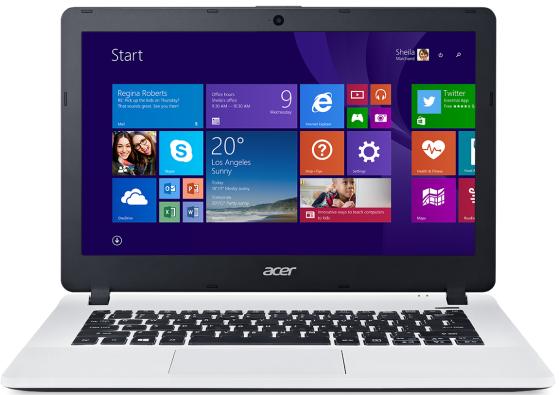 Ноутбук Acer Aspire ES1-331-C4NZ 13.3" 1366x768 Intel Celeron-N3050 SSD 32 2Gb Intel HD Graphics белый Windows 10 Home NX.G18ER.002