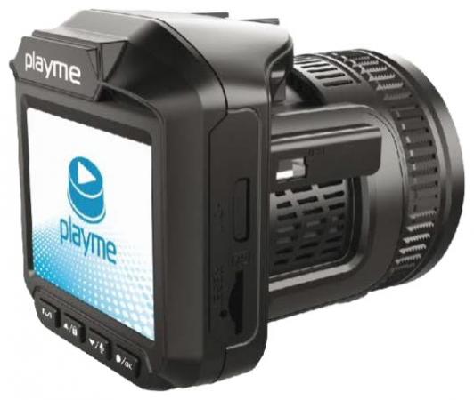 Видеорегистратор PlayMe P400 2.7" 1920x1080 140° microSD microSDHC HDMI + радар-детектор автомобильный