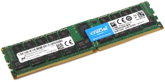 Оперативная память 32Gb (1x32Gb) PC4-19200 2400MHz DDR4 DIMM ECC ECC Registered CL17 Crucial CT32G4RFD424A