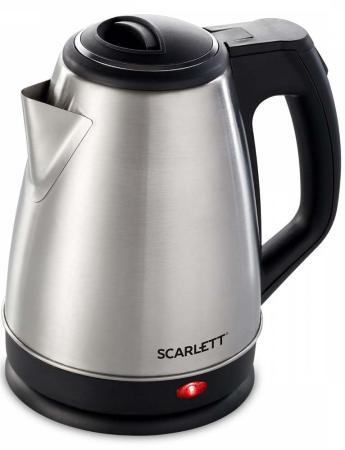 Чайник электрический Scarlett SC-EK21S25 1350 Вт серебристый 1.5 л нержавеющая сталь