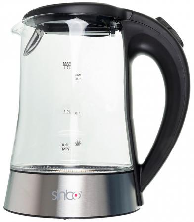 Чайник Sinbo SK 7356 2200 Вт 1.7 л стекло чёрный