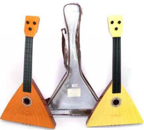 Балалайка Shantou Gepai  3 струны, 41 см, чехол , B-78