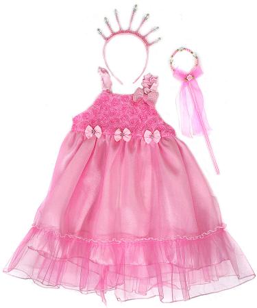 Карнавальный костюм Новогодняя сказка Принцесса (платье, ободок, палочка) 56 см от 3 лет 972133