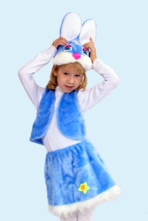 Карнавальный костюм Новогодняя сказка Заяц (головной убор, жилет, юбка) в асс-те К-012