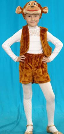 Карнавальный костюм Костюмы Обезьяна (головной убор, жилет, шорты) до 6 лет К-028