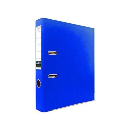 Папка-регистратор из ламинированного картона, 80 мм, А4, синяя