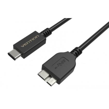 Кабель USB С(m)-USB 3.0 micro B 1.0м Vention VAS-A32-B100 черный