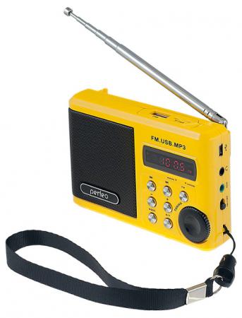 Портативная акустика Perfeo Sound Ranger 2 Вт FM MP3 USB microSD BL-5C 1000mAh желтый SV922YL