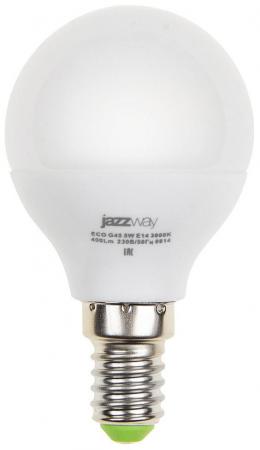 Лампа светодиодная шар JazzWay PLED- ECO-G45 E14 5W 3000K
