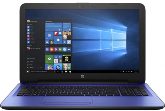 Ноутбук HP 15-ay513ur 15.6" 1366x768 Intel Pentium-N3710 500Gb 4Gb Intel HD Graphics 405 синий Windows 10 Y6F67EA