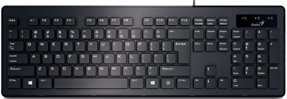 Клавиатура Genius SlimStar 130 USB черный  поврежденная упаковка