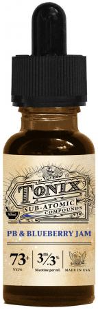 Жидкость для заправки электронных сигарет Element E-Liquid Tonix PB & Blueberry Jam ореховое масло с черничным джемом 3 мг 30 мл