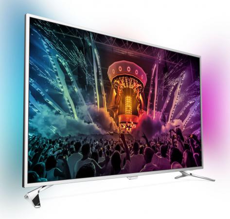 Телевизор LED 65" Philips 65PUS6521/60 серебристый 3840x2160 1800 Гц Wi-Fi Smart TV SCART RJ-45 Bluetooth