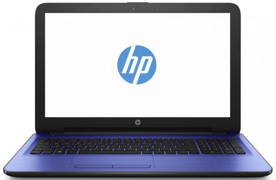 Ноутбук HP 15-ba098ur 15.6" 1366x768 AMD E-E2-7110 SSD 128 4Gb AMD Radeon R2 синий Windows 10 Home X7G73EA