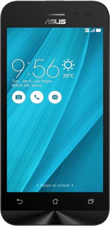 Смартфон ASUS Zenfone Go ZB450KL серебристый синий 4.5" 8 Гб LTE Wi-Fi GPS 3G 90AX0096-M00220
